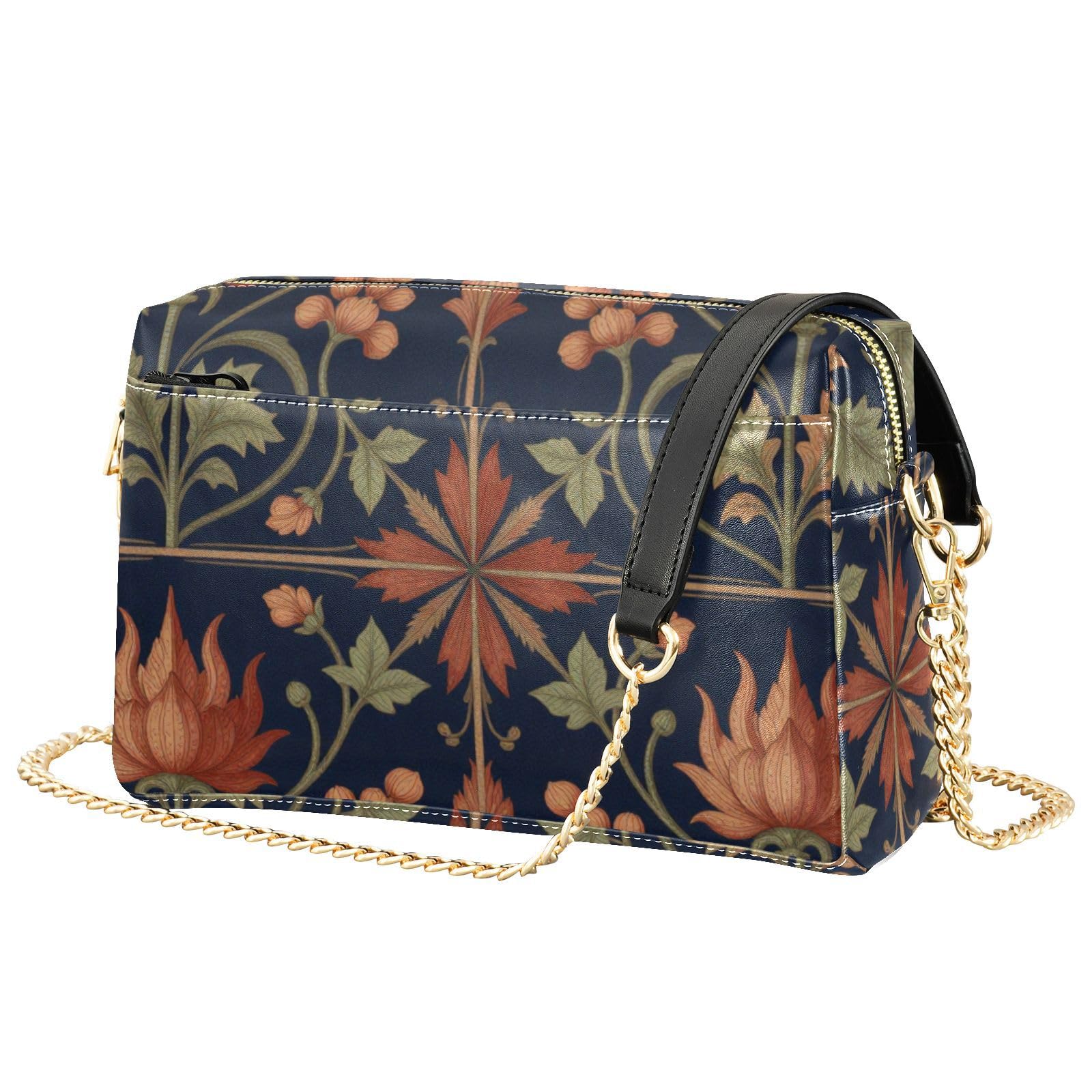 Bolso bandolera ligero con correa de cadena con capacidad de 2,5 L para