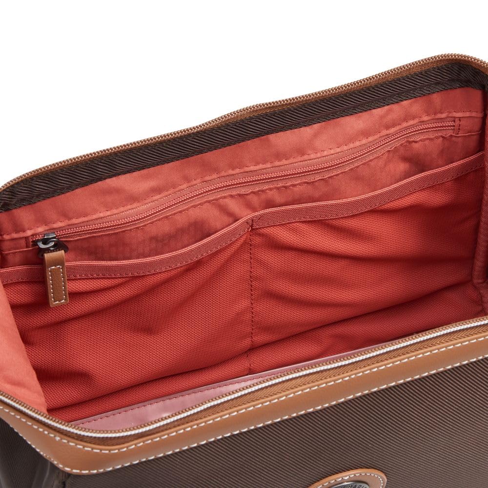 DELSEY PARIS - Chatelet AIR 2.0 - Trousse De Toilette Souple 21 cm x 34 cm x 12 cm - 8 L - XS - Marron