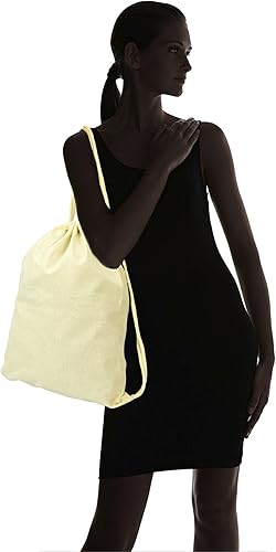 Miniatura 7 de DALIX Mochila de lona con cordón para gimnasio para hombre y mujer, paquete de 2, Natural, Viajar
