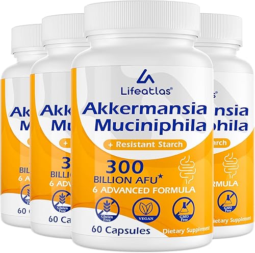 Miniatura 8 de 300 mil millones de AFU Akkermansia Muciniphila - Probióticos Akkermansia vivos para mujeres y hombres, para GLP-1, digestivo, intestino, inmune y