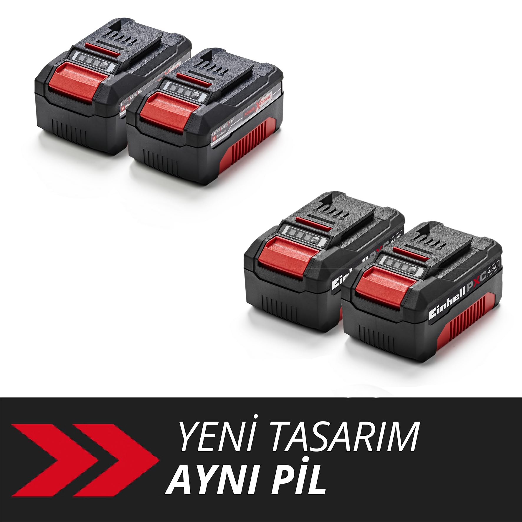 Einhell Orijinal 18 V 4,0 Ah PXC Akü Twinpack 4511489