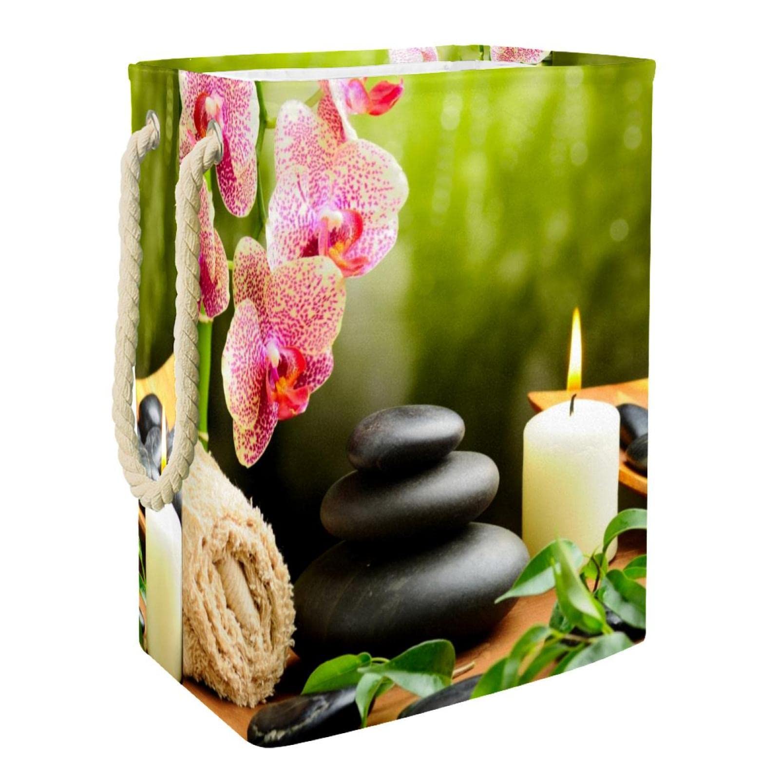 Panier de rangement vêtements sales design Zen et grand panier linge durable