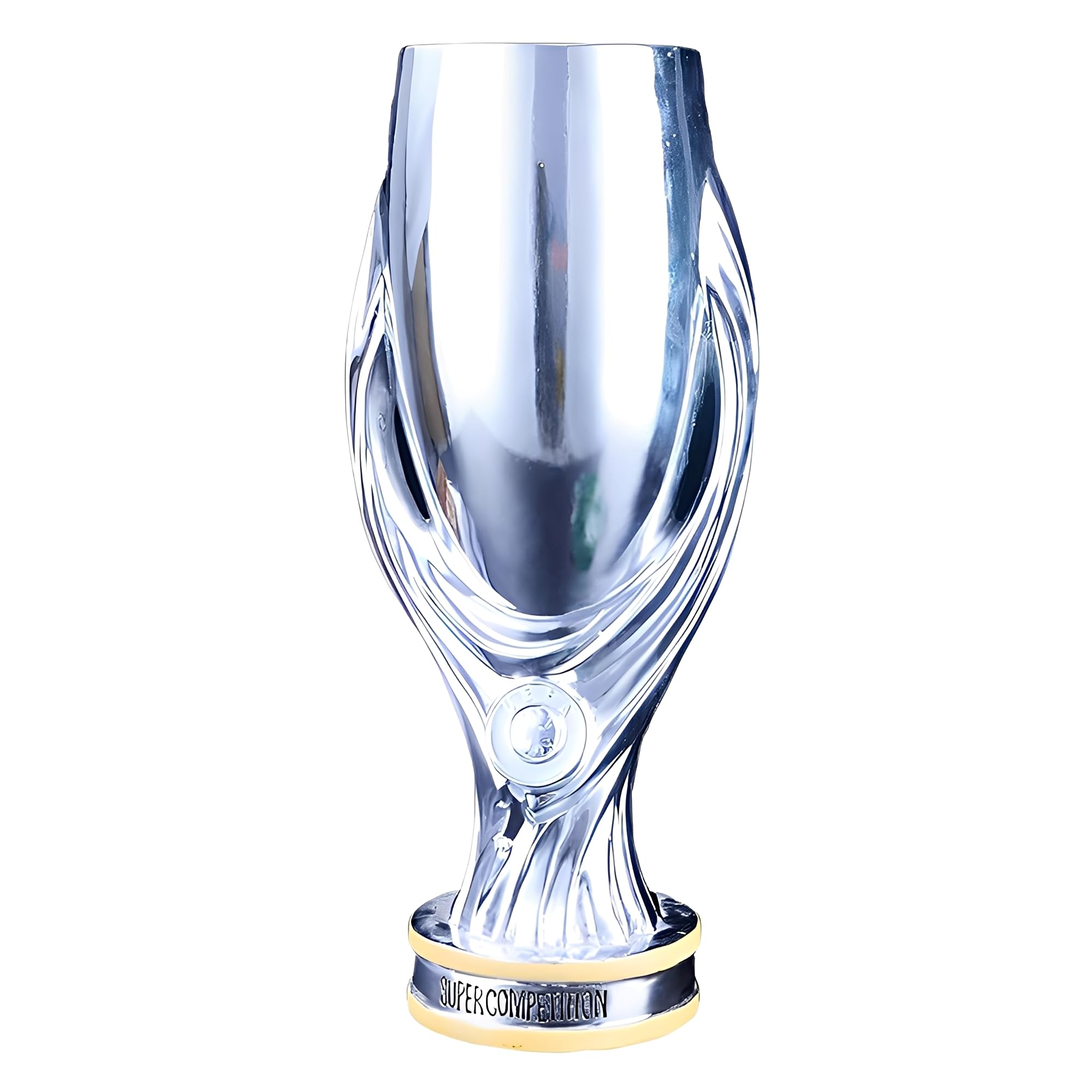 Trofeo De Campeón De La Super Cup De Europa Trofeos De League Supercup Coleccionables para Aficionados Al Fútbol Decoración De Mesa para El Hogar, El Bar Y La Oficina,13.2inch/32cm