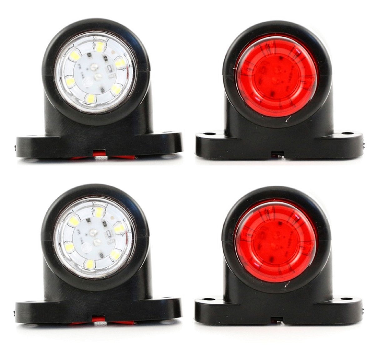 4 LED Indicatori Laterali Anteriori Posteriori Luci Di Posizione