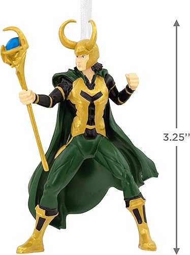 Miniatura 4 de Hallmark Marvel Loki - Adorno navideño de resina