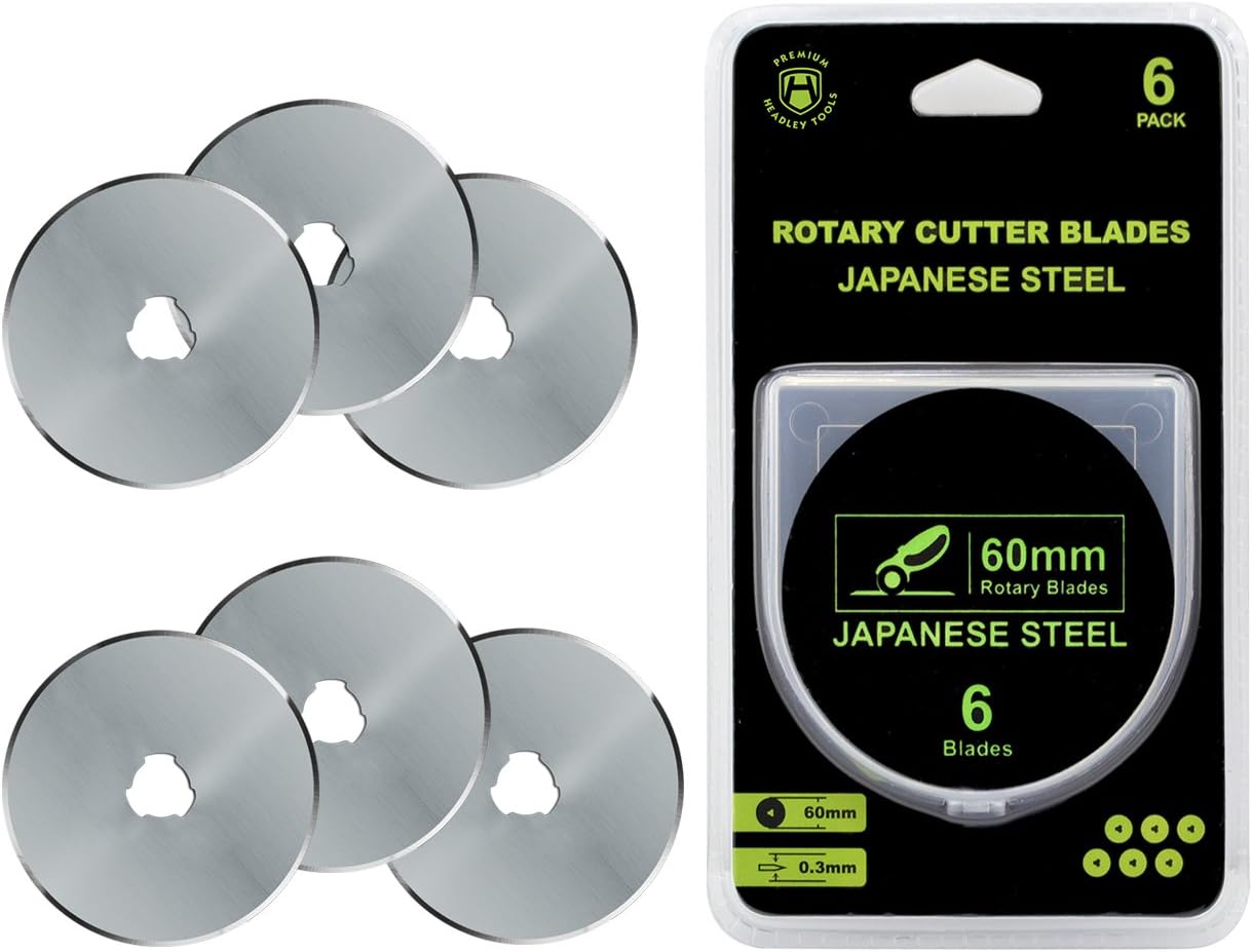 SOMOLUX 10x Rollschneider Klingen 28mm - Japanischer Stahl Für Nähen & Quilten