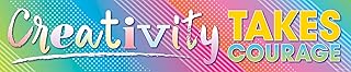 Colorful Vibes Creativity Takes Courage Banner