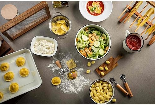 Miniatura 5 de Tablecraft 11085 Gnocchi - Tabla rodante, 9.38 pulgadas de longitud, madera de acacia