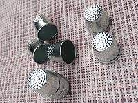 Vista 3 de LGEGE 30PCs Silver toned Vintage DIY Crafts Metal Sewing Thimbles, Sewing Thimble (Size (Approx):19mm x 18mm)