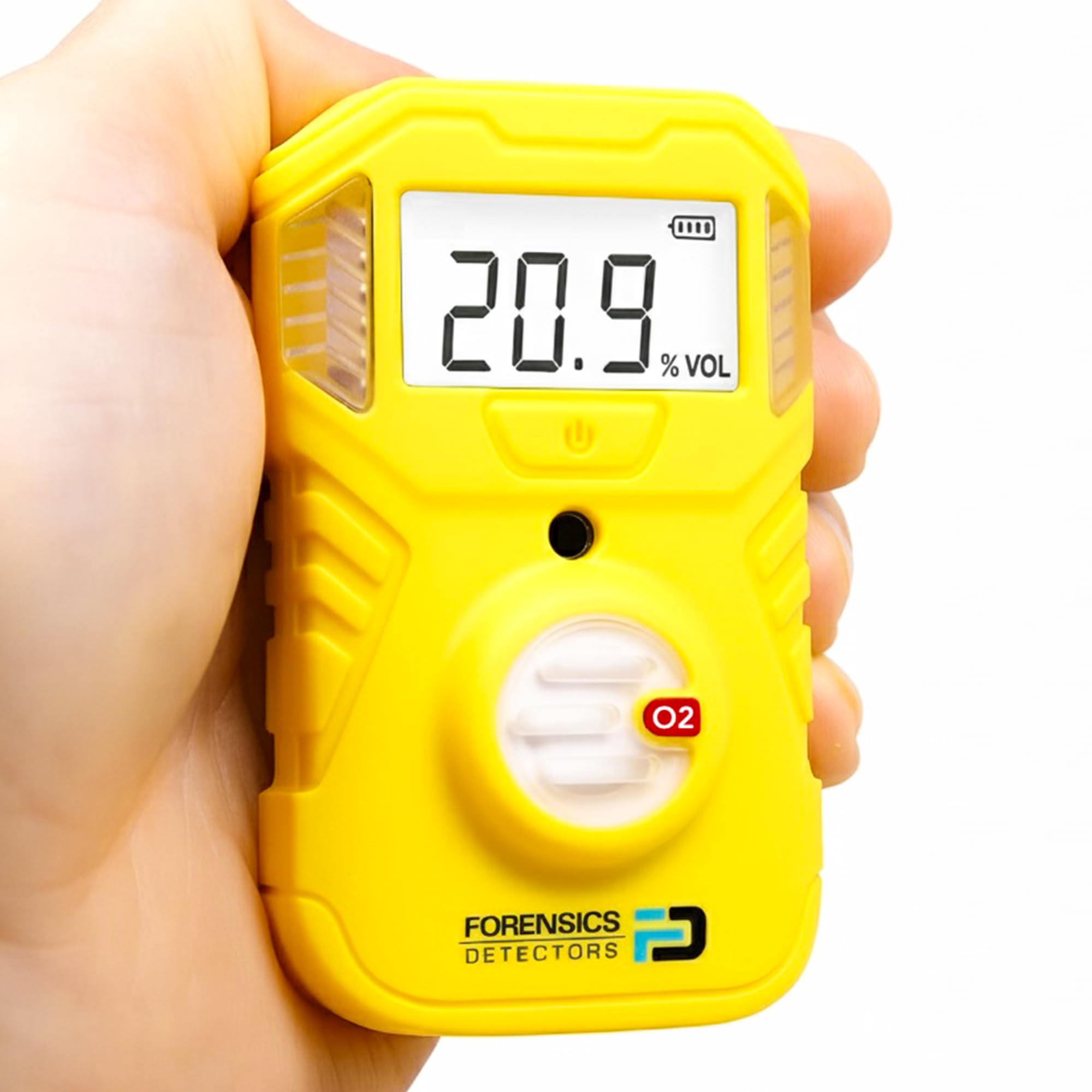 Detector de Oxígeno (O2) | Certificado de Calibración EU | 2 Años de Duración de la Batería | Prueba de Caída Superada Desde 10 Pies | IP67 Impermeable