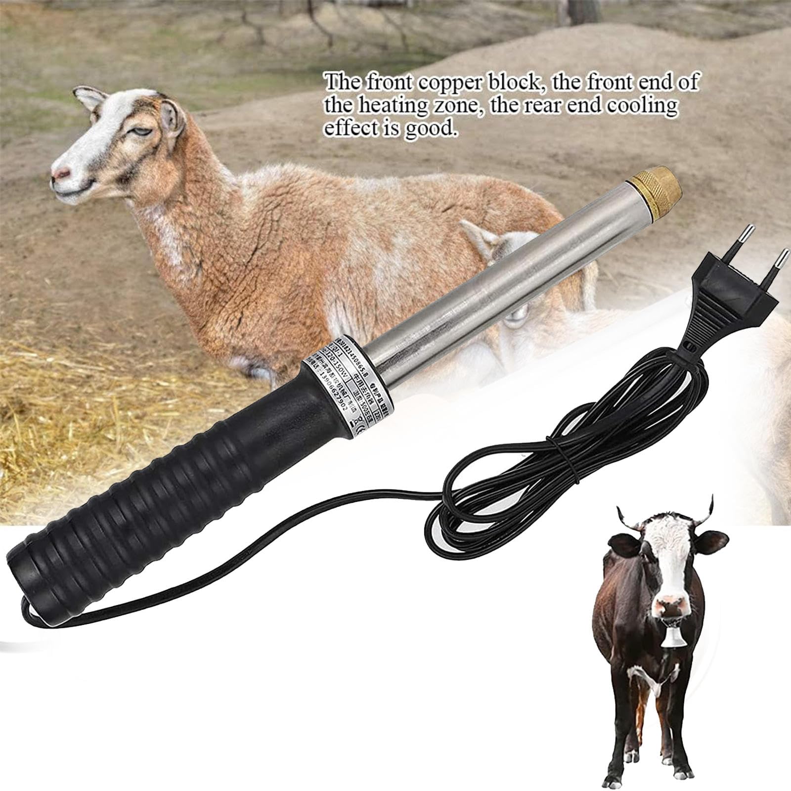 Decornatore Elettrico per Capre, Decornatore Elettrico Indolore per Bovini, Attrezzature Agricole e Attrezzi per L'allevamento di Bovini e Ovini