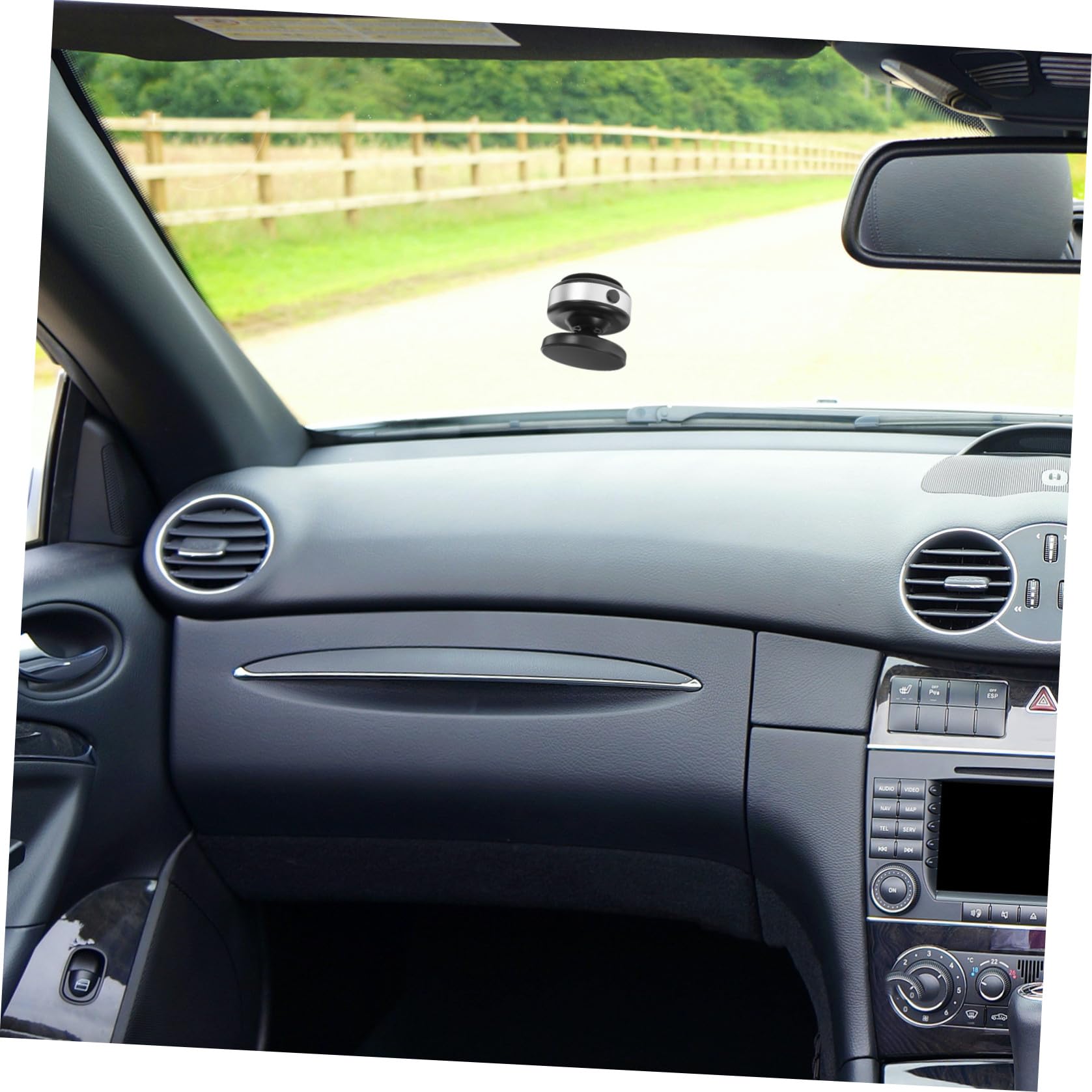 Healeved Supporto Magnetico per Telefono Auto Ventosa Pieghevole in Plastica, Design Compatto per Cruscotto e Cellulare in Auto