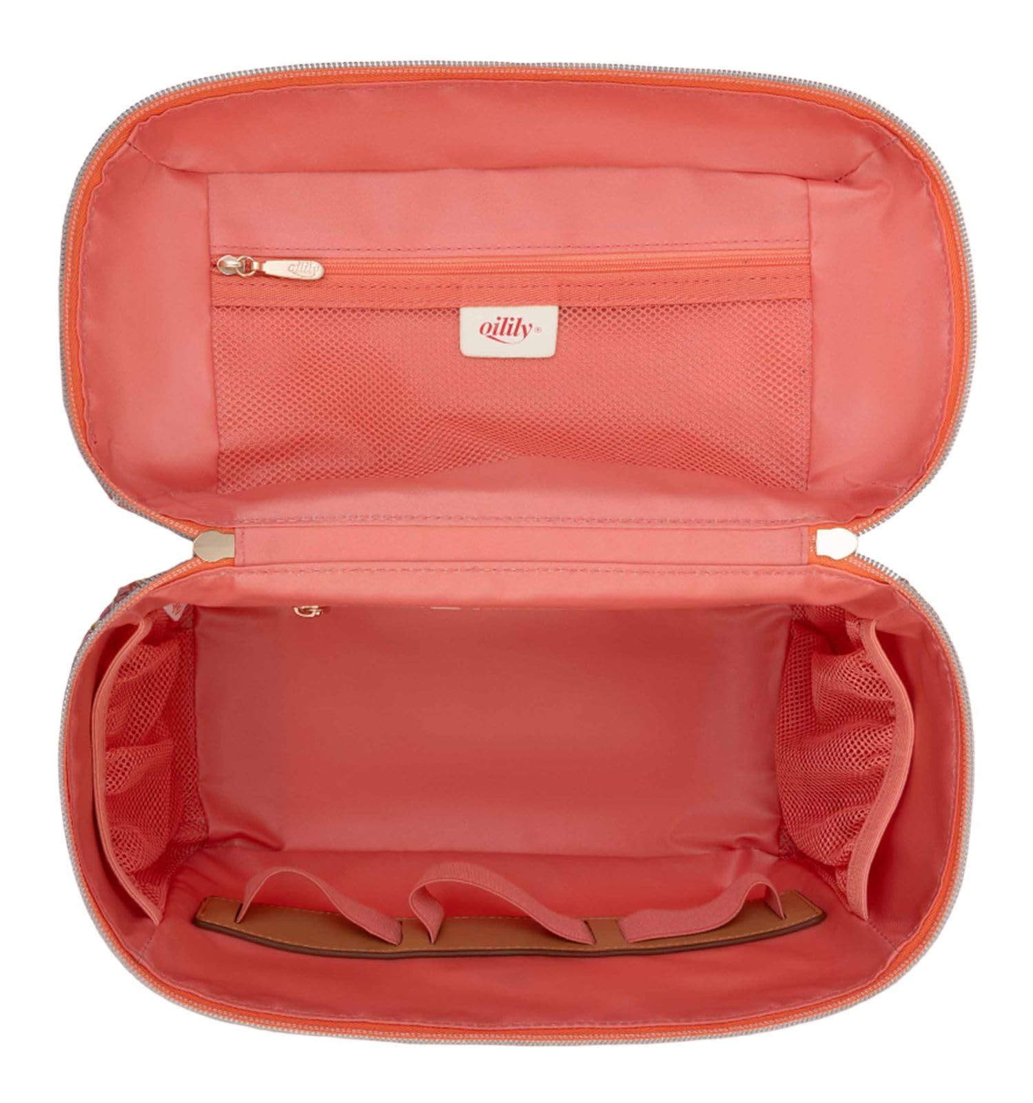 Oilily Kosmetiktasche Cocos Beauty Case Crabapple Koralle