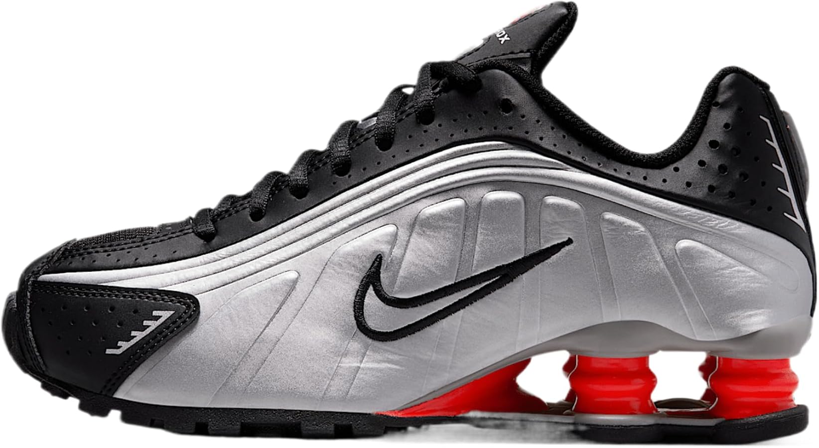 Amazon.com | Nike Shox R4 Big Kids' Shoes (CW2626-005, Metallic