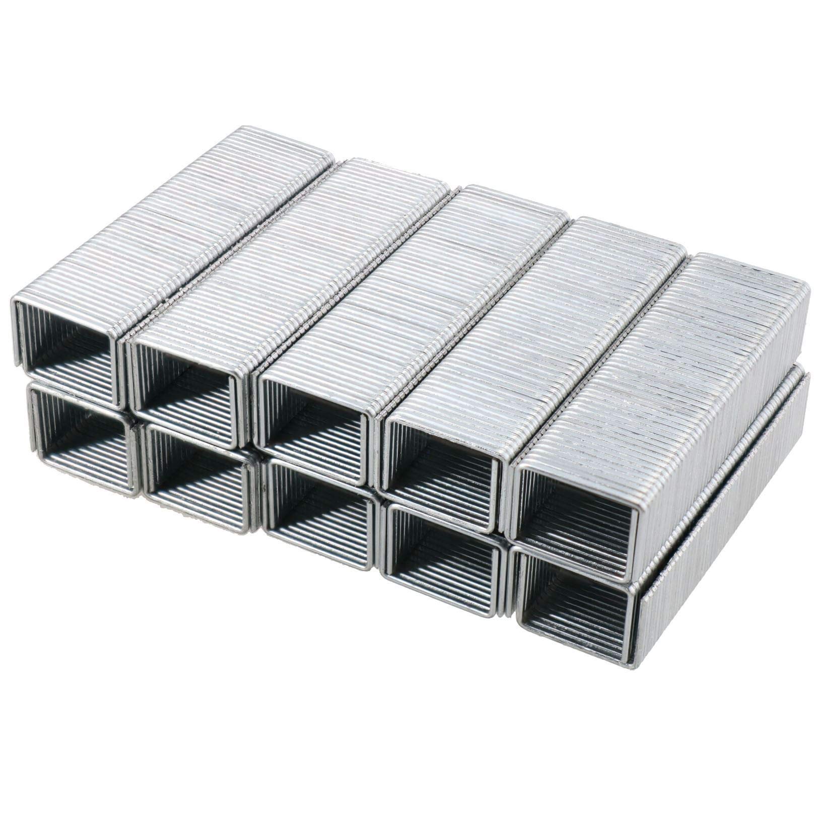 Flat Wire 10mm Staples Heavy Duty Stationary Stapler Staple Gun Refill 20000pc