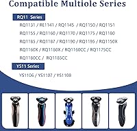 Vista 2 de Cabezal de afeitadora de repuesto RQ11, compatible con Philips Norelco Senso-Touch 2D 1100 Series (1150x/1160x/1170x/1180x)