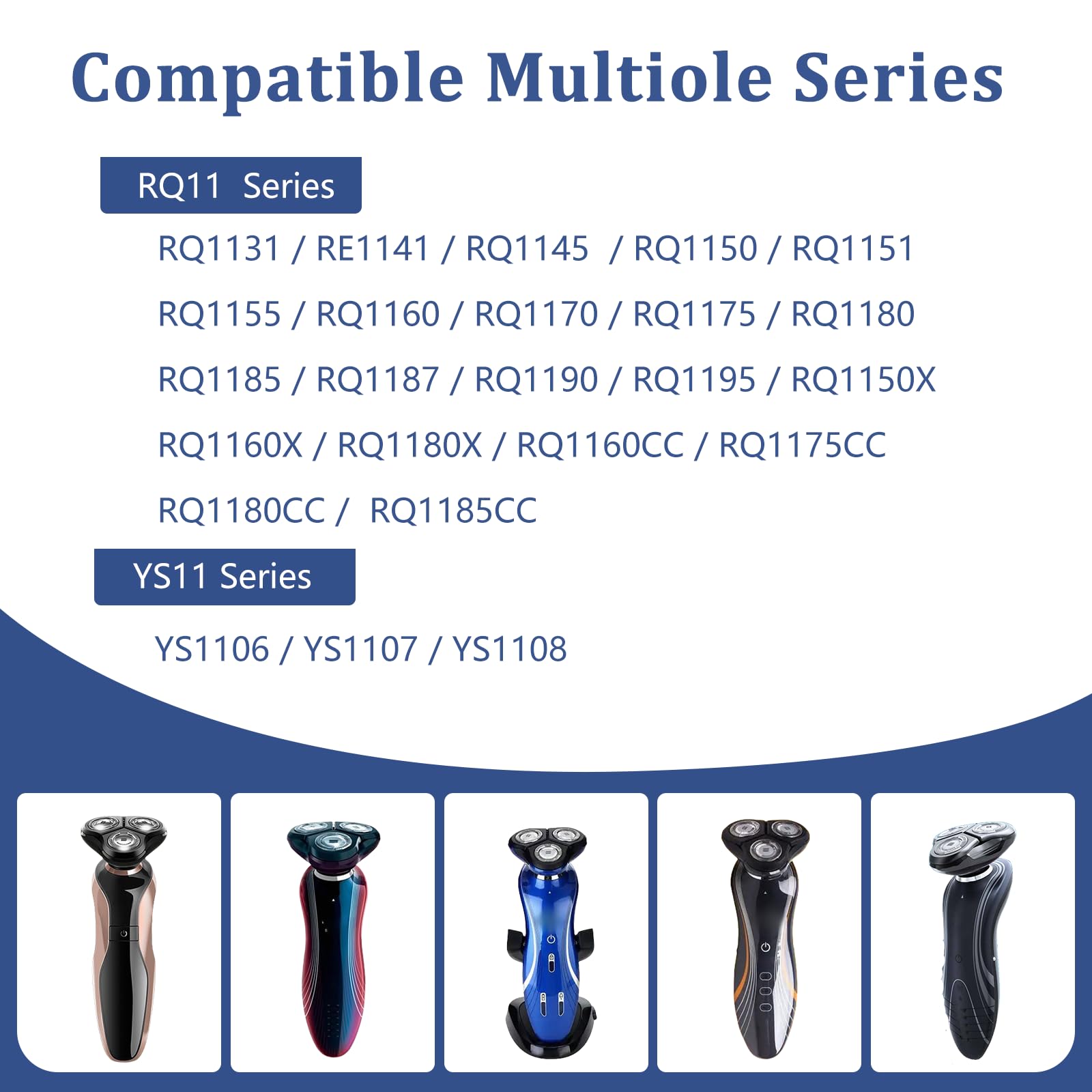 Amazon.com: RQ11 Replacement Shaver Head - New Upgraded Compatible
