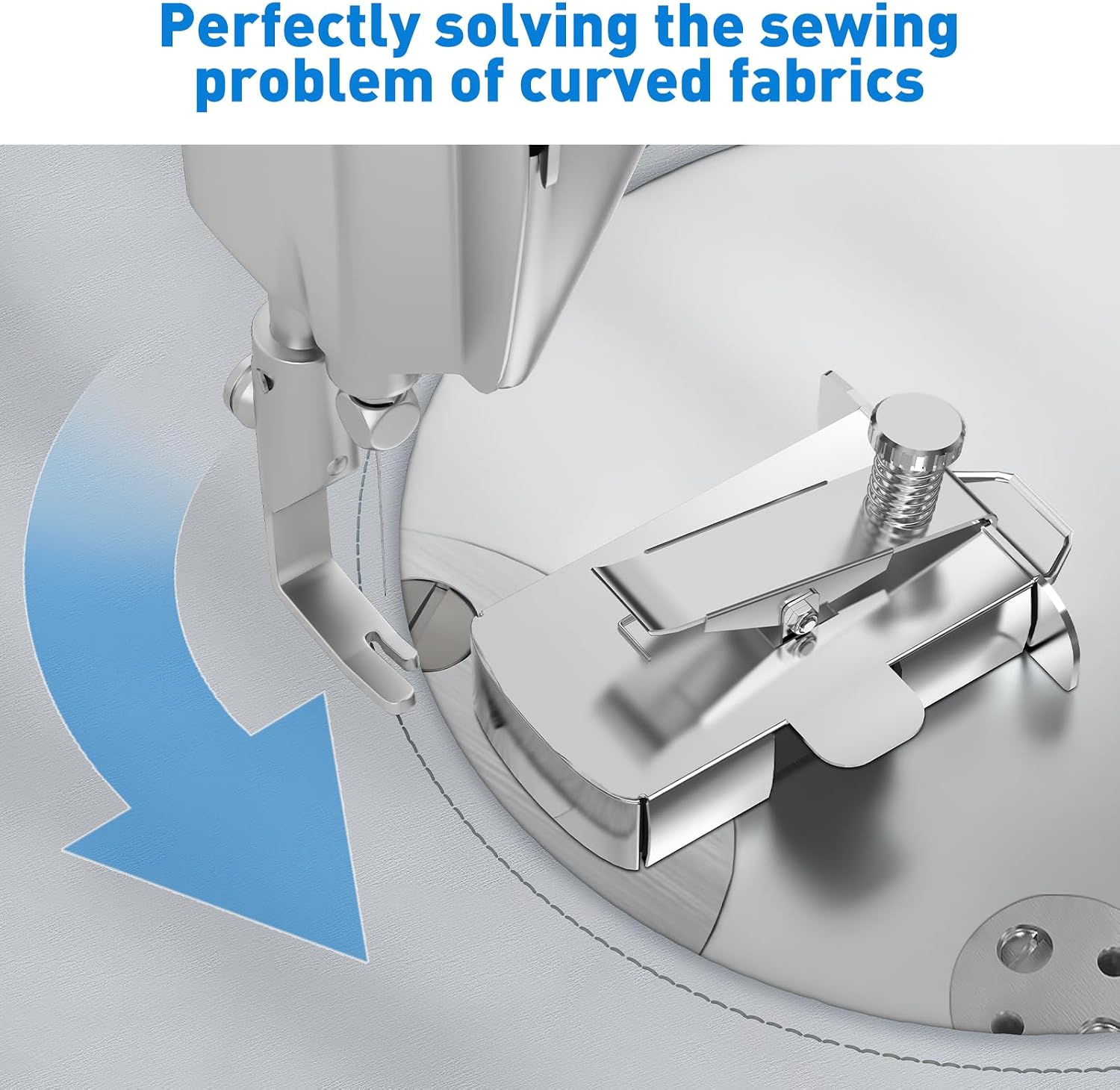 Armilem Magnetic Seam Guide for Sewing Machine, Multifucntional Clip-On Hem Guide - Universal Sewing & Quilting Supplies Accessories Tools