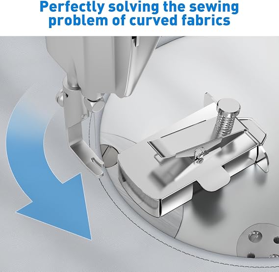 Armilem Magnetic Seam Guide for Sewing Machine, Multifucntional Clip-On Hem Guide - Universal Sewing & Quilting Supplies Accessories Tools
