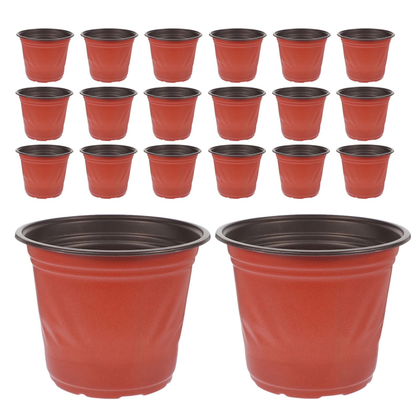 Pot de Fleur en Plastique avec Trou de Drainage Contre le Pourrissement