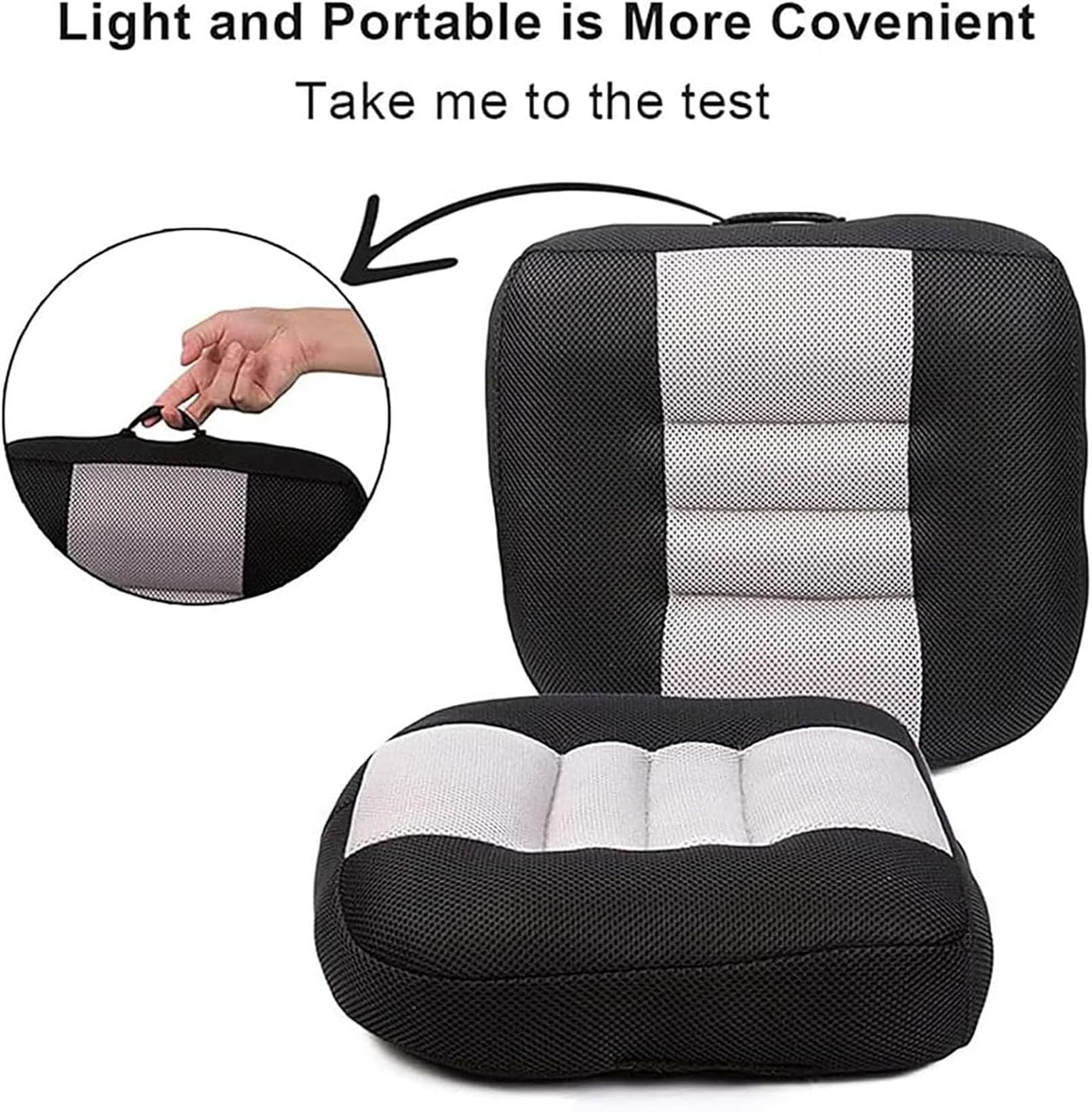 Ergonomisches Sitzkissen aus Memory-Schaum für verbesserte Haltung und Komfort im Büro und Auto