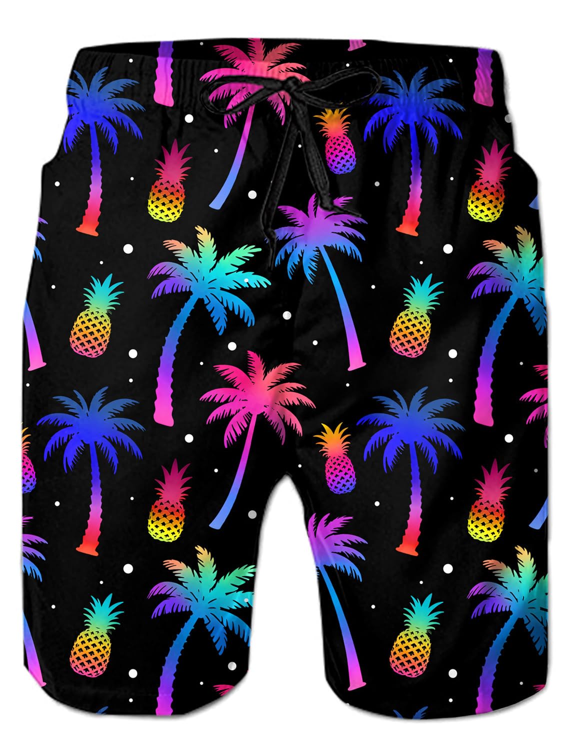 TUONROAD Badehose für Herren Lustig Bier 3D Bunt Badeshorts Schnelltrocknend Kurze Hose Badehosen Männer Jungen mit Mesh Futter S-3XL