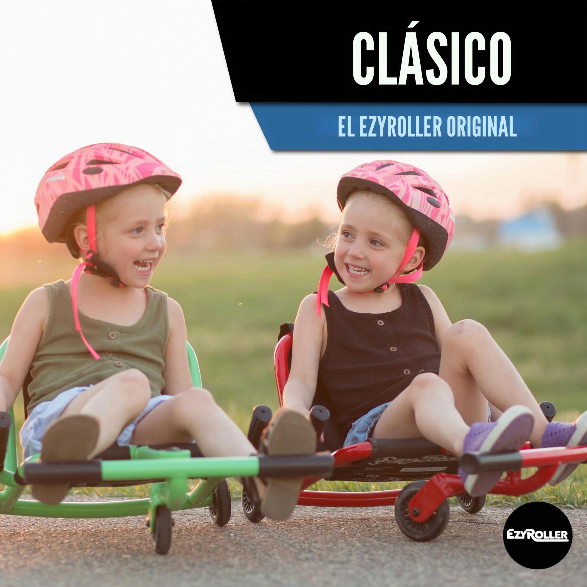 EzyRoller- Clásico Patinete para niños (EZR1LG), ruedas de 100 milimetros