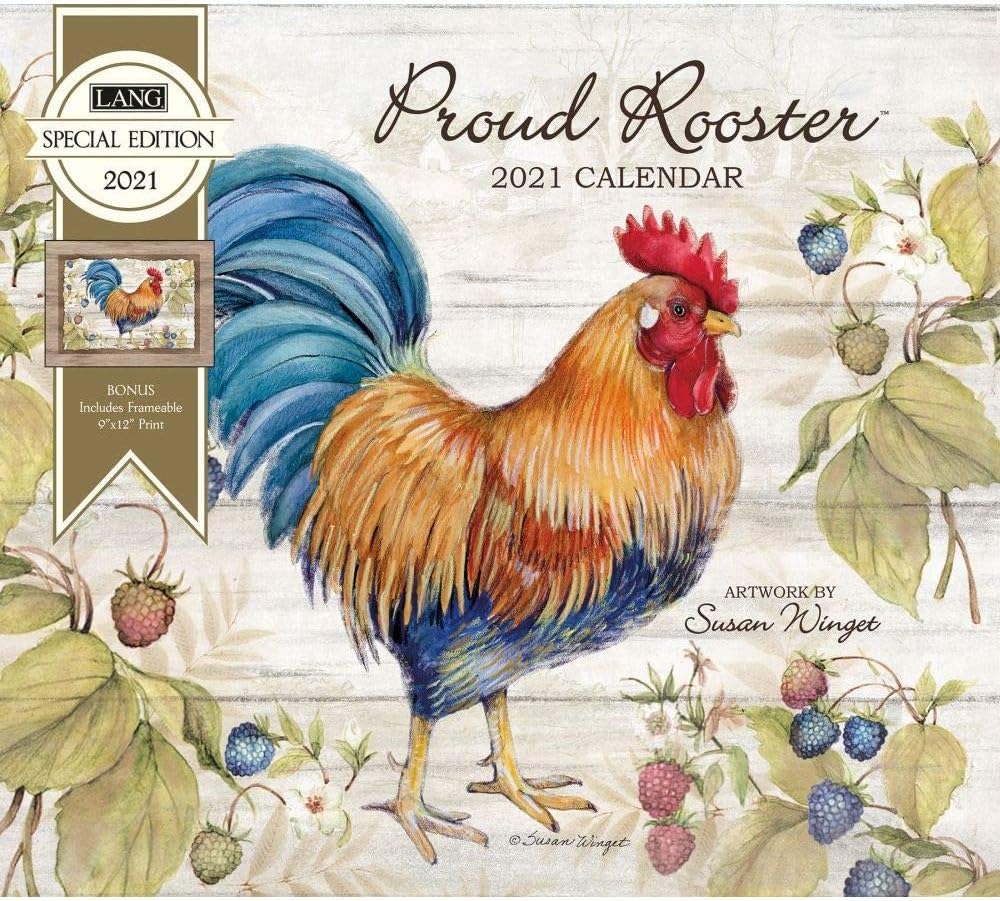 The Lang Companies, Proud Rooster 2021 Special Edition Wall Calendar 2021