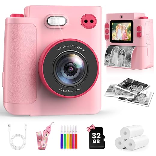 MYSTILUCK Instant Print Kids Camera – 32 GB