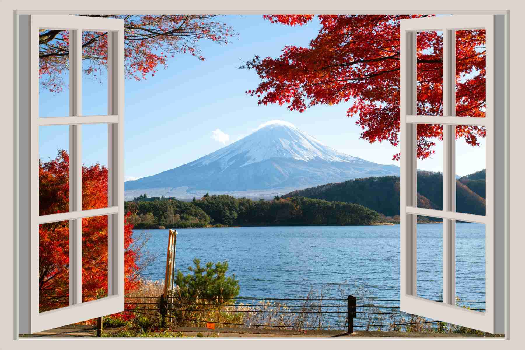 Color Solution Nature Scenery Window Wall Sticker for Home Décor, Living Room, Bedroom, Hall, Kids Room, Play Room(Self Adhesive Vinyl and waterproof658 (36 X 24 INCH) (B09RB6W8NH) Amazon Price History, Amazon Price Tracker