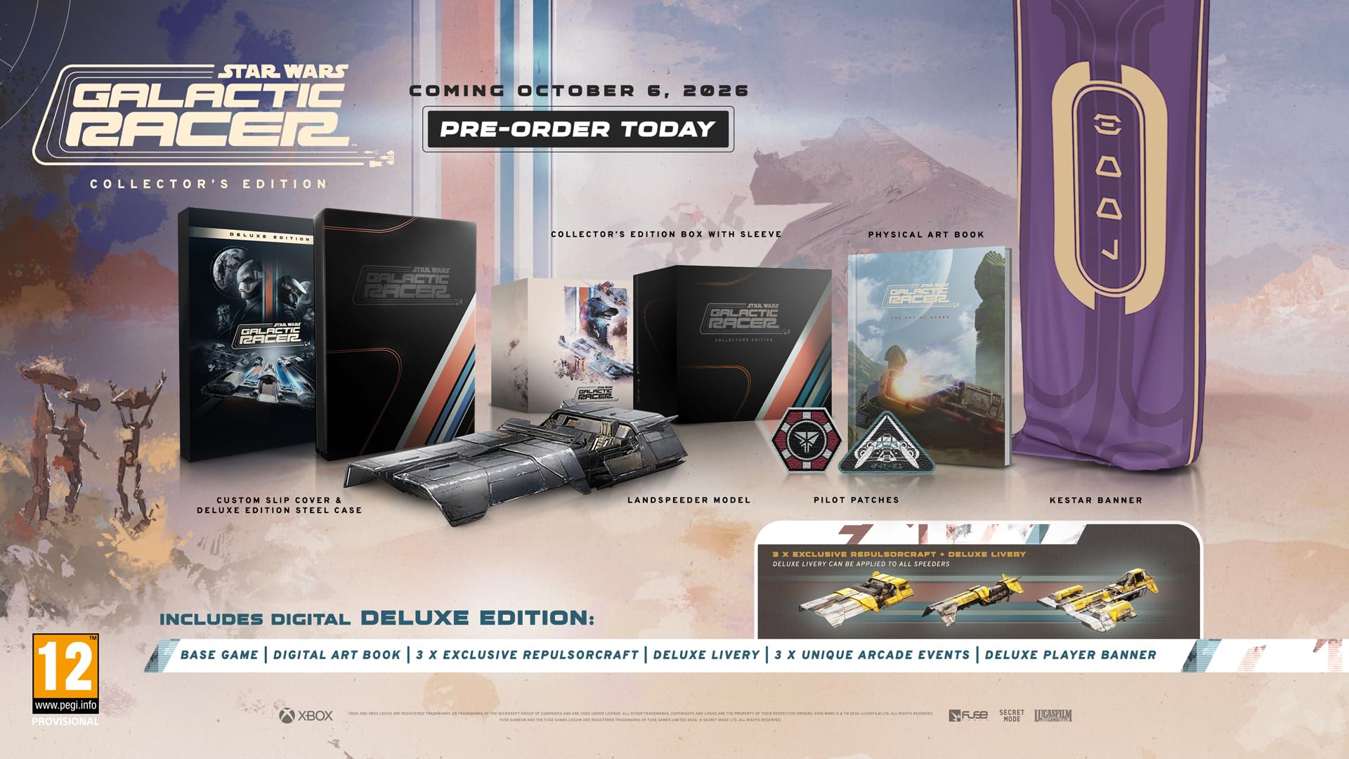 Star Wars: Galactic Racer Collectors Edition (Xbox Series X) New 4020628541392