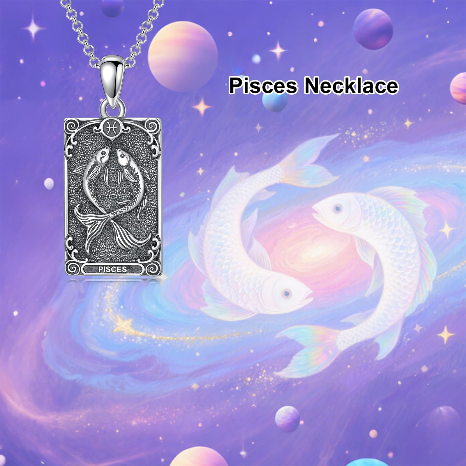 12 Sternzeichen Halskette für Herren Damen 925 Sterling Silber Sternbilder Horoskop Anhänger Kette Geburtstag Astrologie Schmuck Geschenke für Männer Frauen