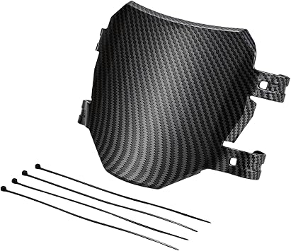 CHANGCHENG Electric Dirt Bike Number Plate for X1 Spark | Carbon Fiber Pattern Streamlined Ebike Front License Plate for X1 Spark M
