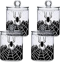 Vista 22 de Dragonfly Flowers 21214450 - Dispensador de soporte Qtip con tapas, contenedores de almacenamiento de plástico, organizador de recipientes de baño