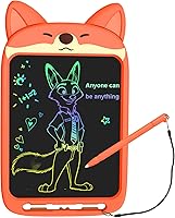 CHAFEGY 10 Inch LCD Writing Tablet for Kids - Cute Fox Doodle Board, Erasable Drawing Pad Toy Ages 3-8 Educational Gift