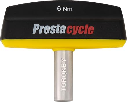 Prestacycle Pro TorqKeys 6Nm T-Handle Torque Limiting Tool Torque Wrench Bit with Ergonomic Low-Profile Grip, Magnetic 1/4" Hex Bit Retention, Durable Zinc Shaft