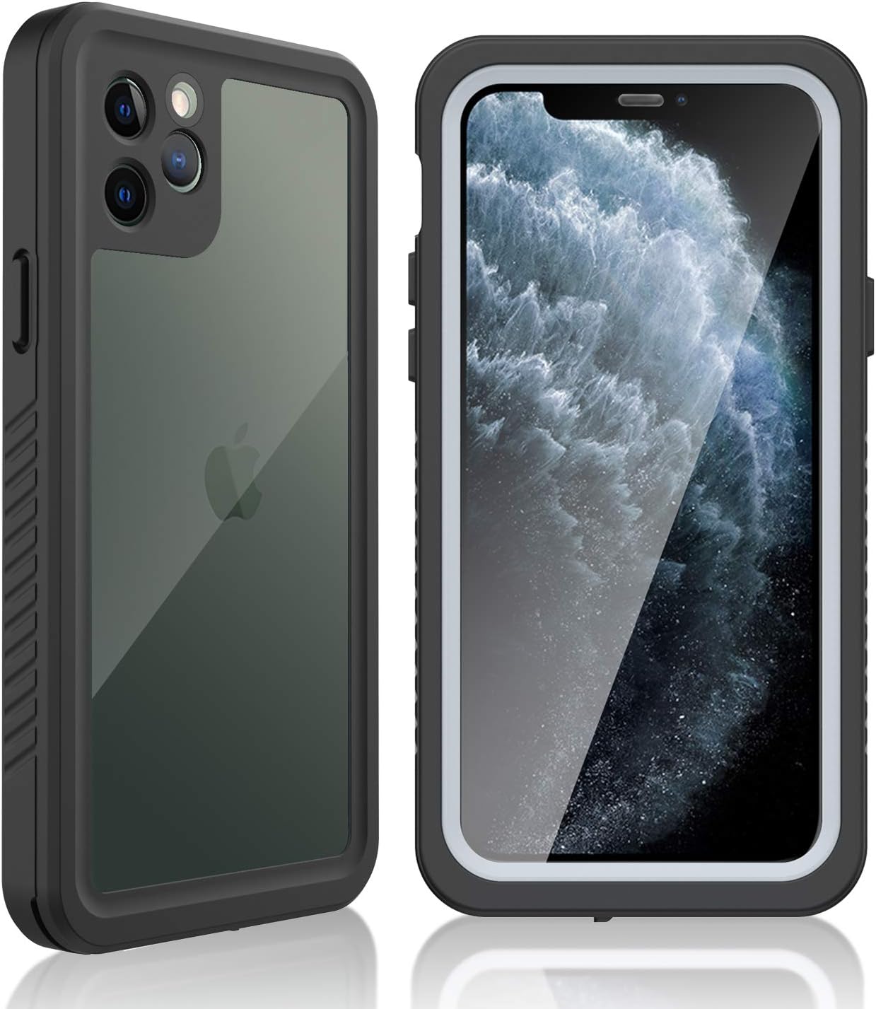 Waterproof Case for iPhone 11 Pro, 360° Full Body Protection with Built-in Screen Protector IP68 Certified Shockproof Dirtproof Outdoor Rugged Waterproof Case for iPhone 11 Pro 5.8 inch