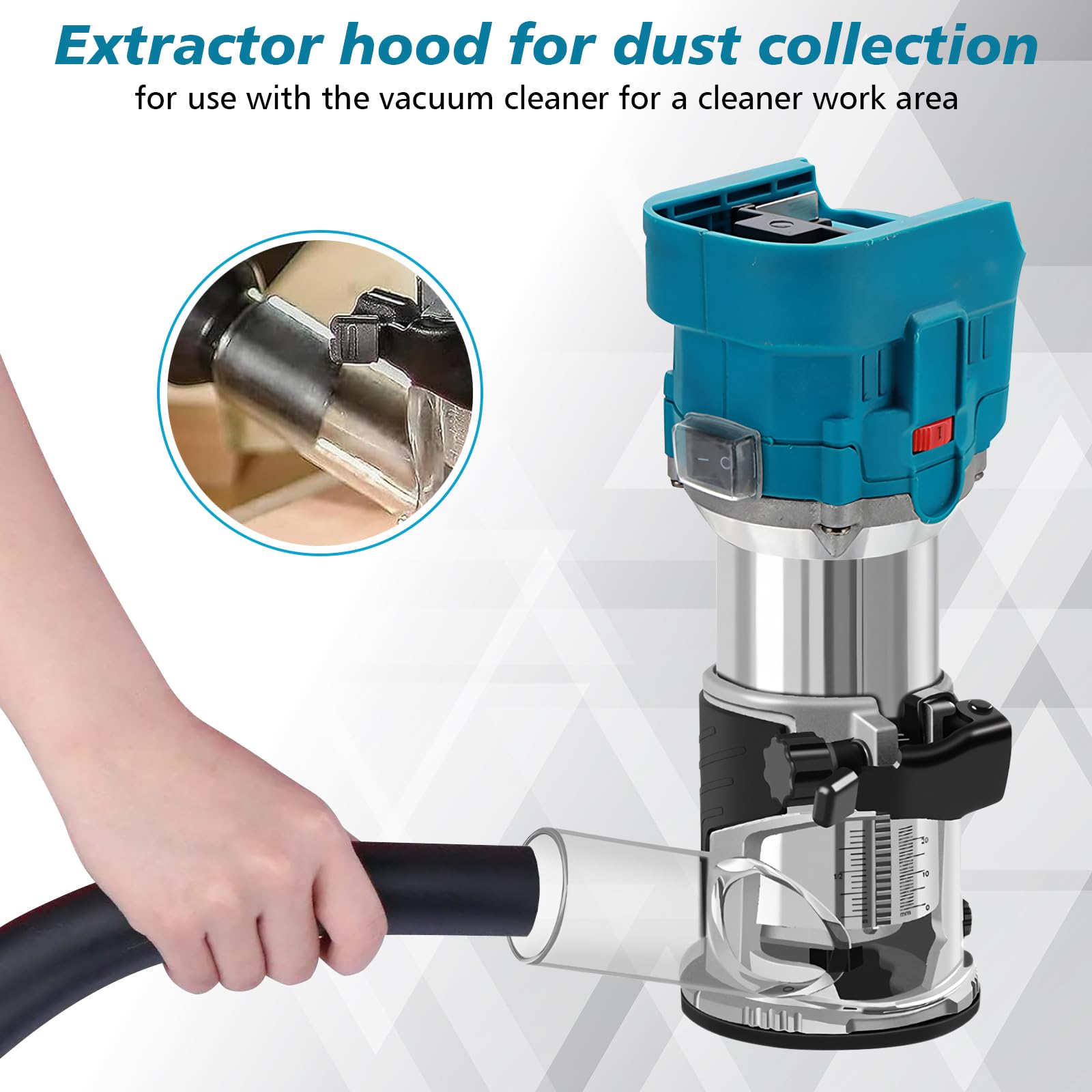 Makita DRT50RTJX3 18V Li-Ion accu bovenfrees / kantenfrees / trimmer