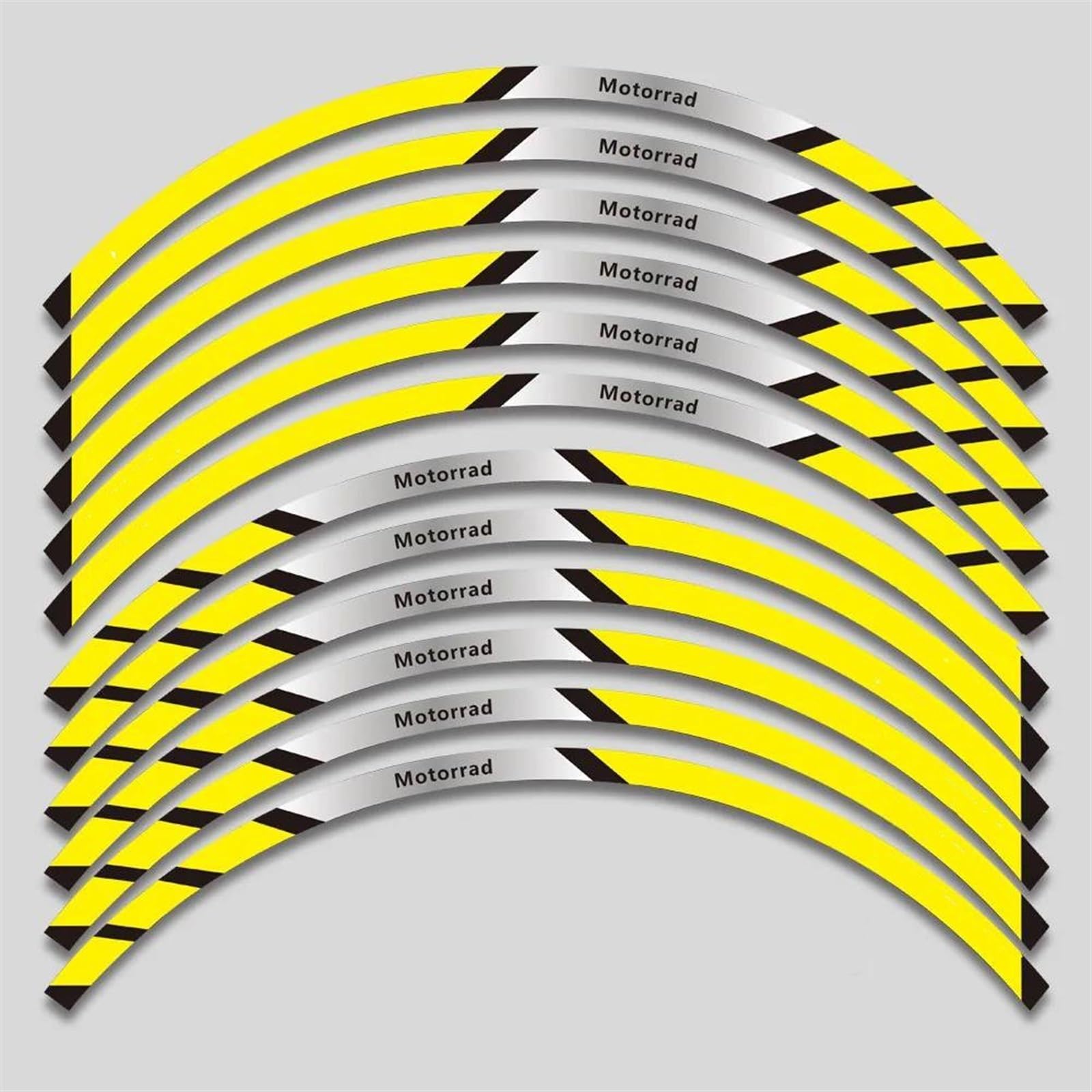 Stickers Motorcycle Reflective Rim Edge Stripes Wheel Stickers for NC750 NC750S NC750X NC 750 XS 750X 750S(Style 14)