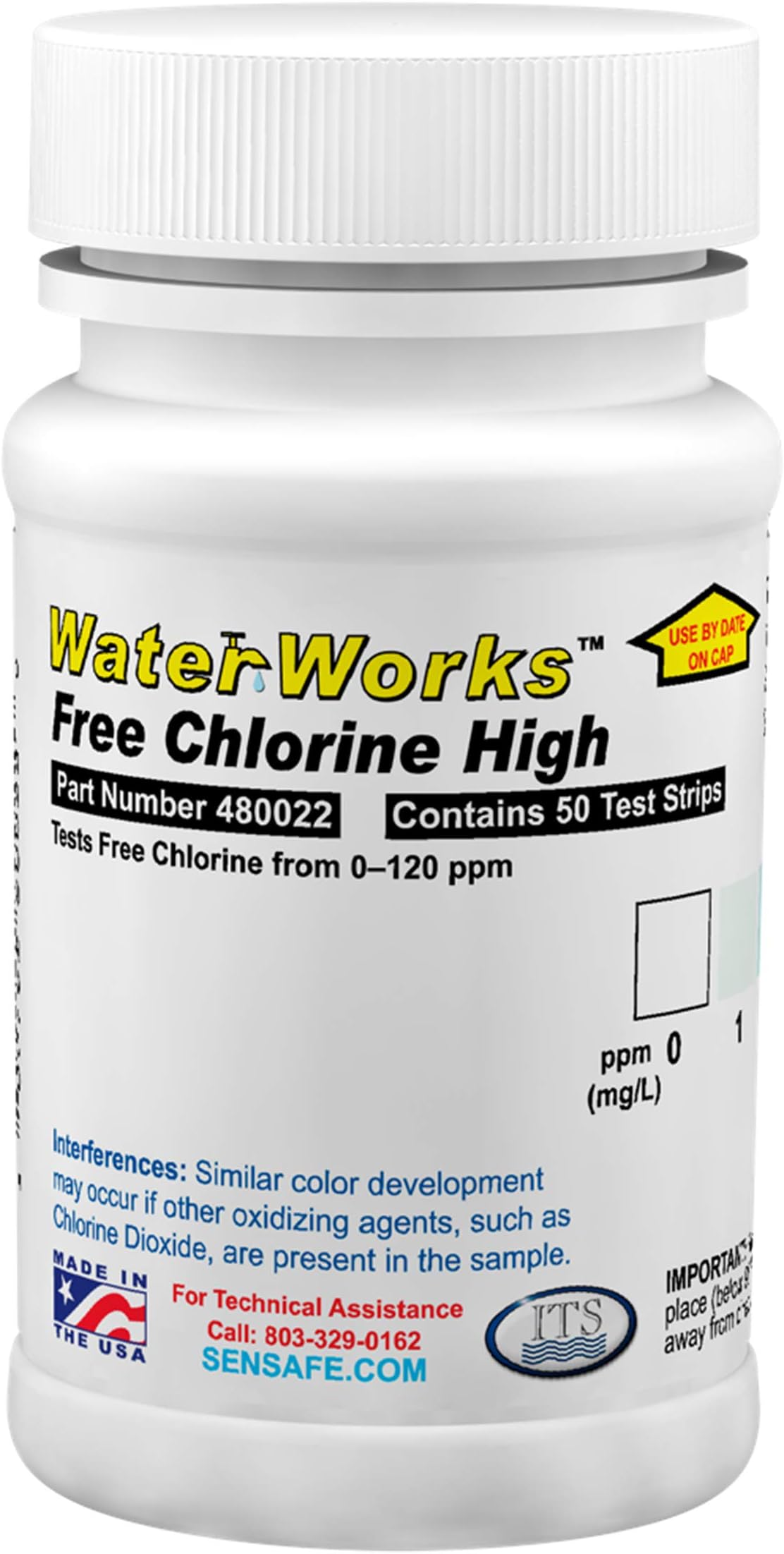 Industrial Test Systems 480022 WaterWorks Free Chlorine HR Test