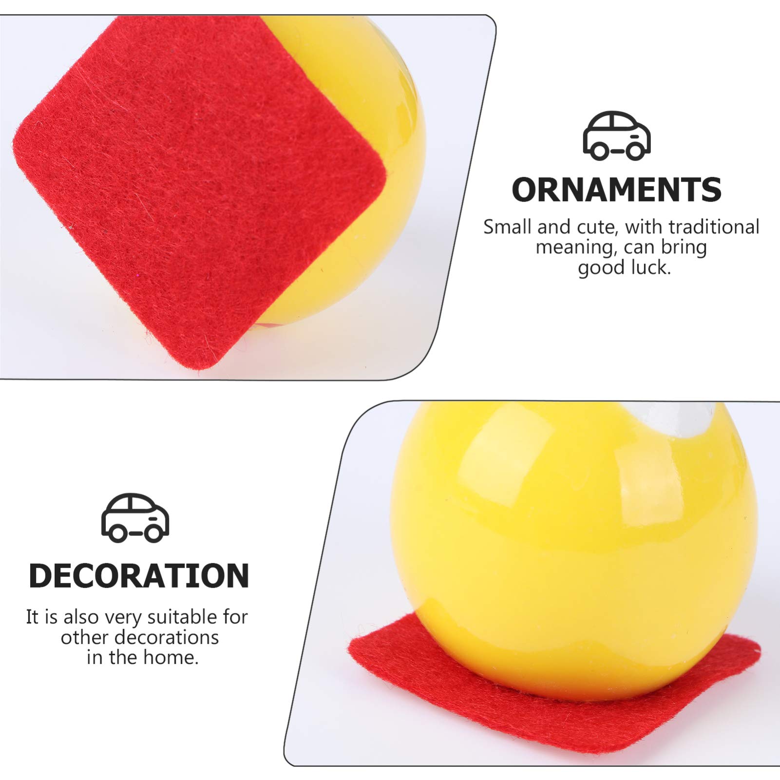 Set 5 Bambole Daruma Portafortuna Giapponesi - Miniature In Cartapesta, Stile Kawaii, Idee Regalo - Foto 12