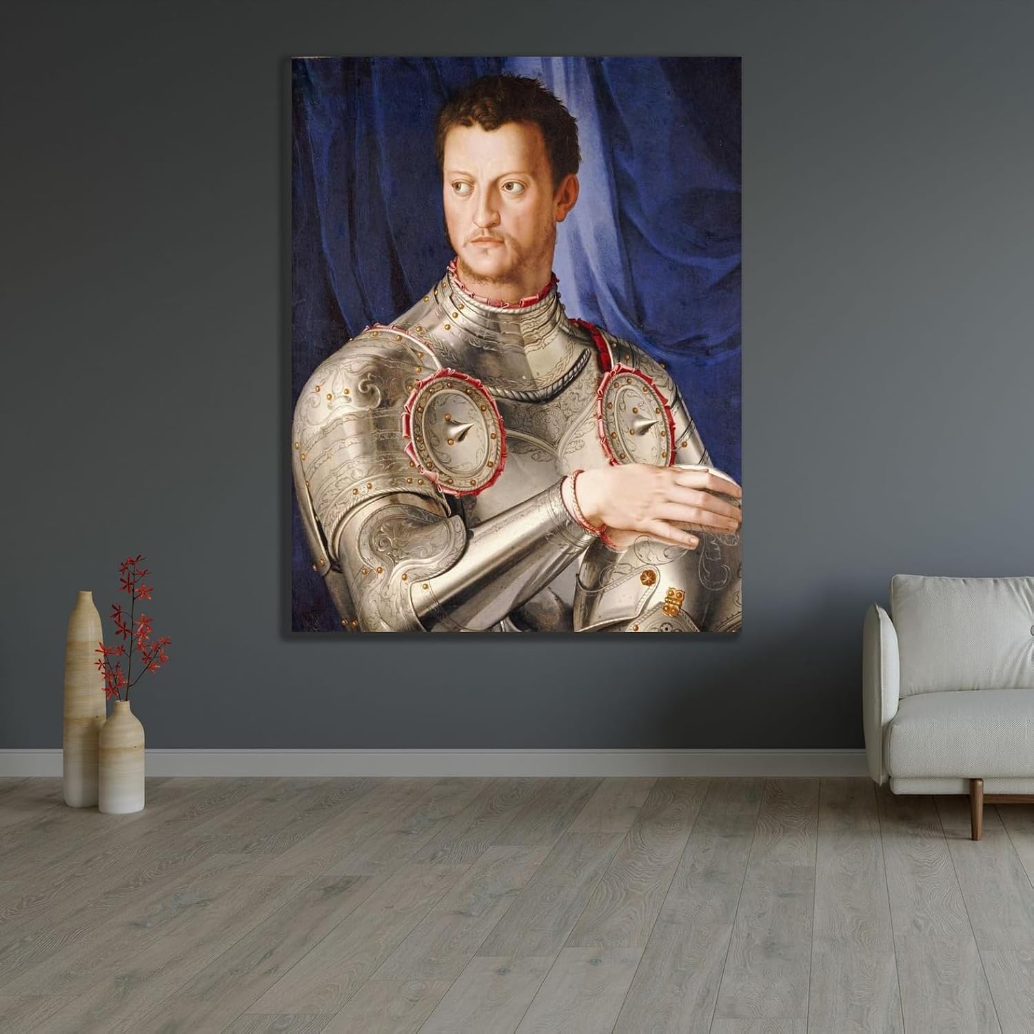 ArtDirect Portrait of Duke Cosimo I De Medici Unframed Art Print Giclee Poster by Bronzino, Agnolo - Ready for Framing with Customization Sizes 8x10, 11x14, 16x20, 24x31, 36x46, and 47x60 Inches