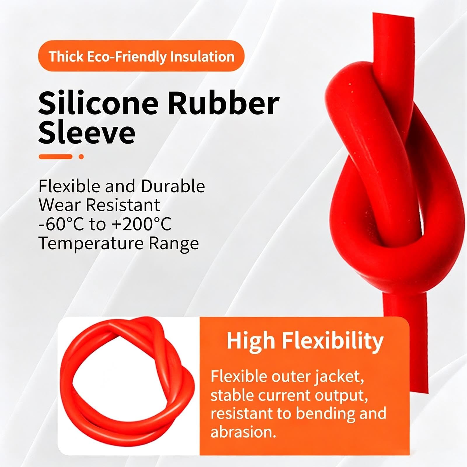 Cavo Silicone Flessibile 3 Conduttori 0.5-6mm² 600V Alta Temp Rame Stagnato