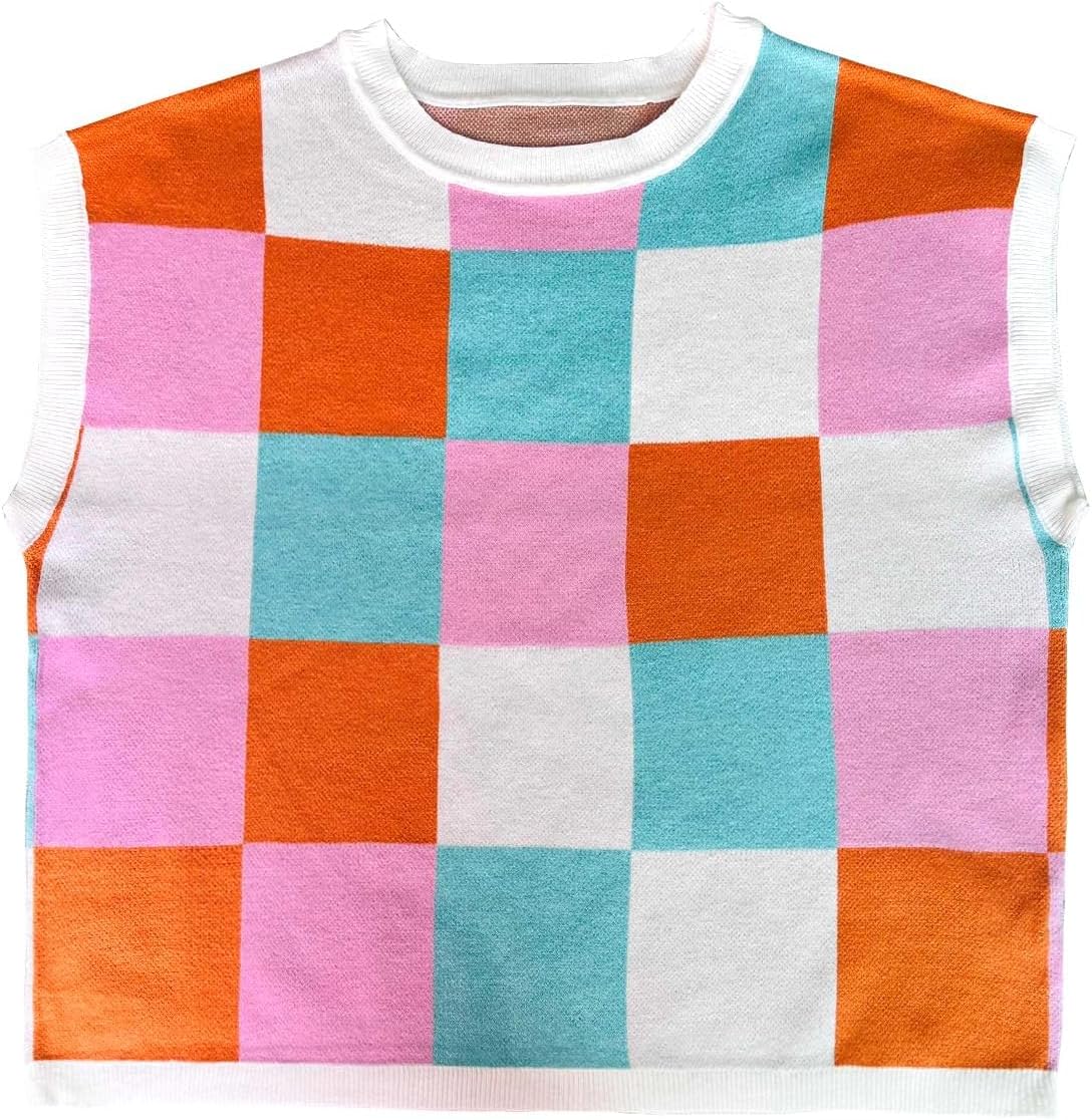 Womens Spring Crop Tops 2026 Summer Cap Short Sleeve Sweater Vest Loose Shirts Cute Trendy Top Vacation Outfits - Image 6