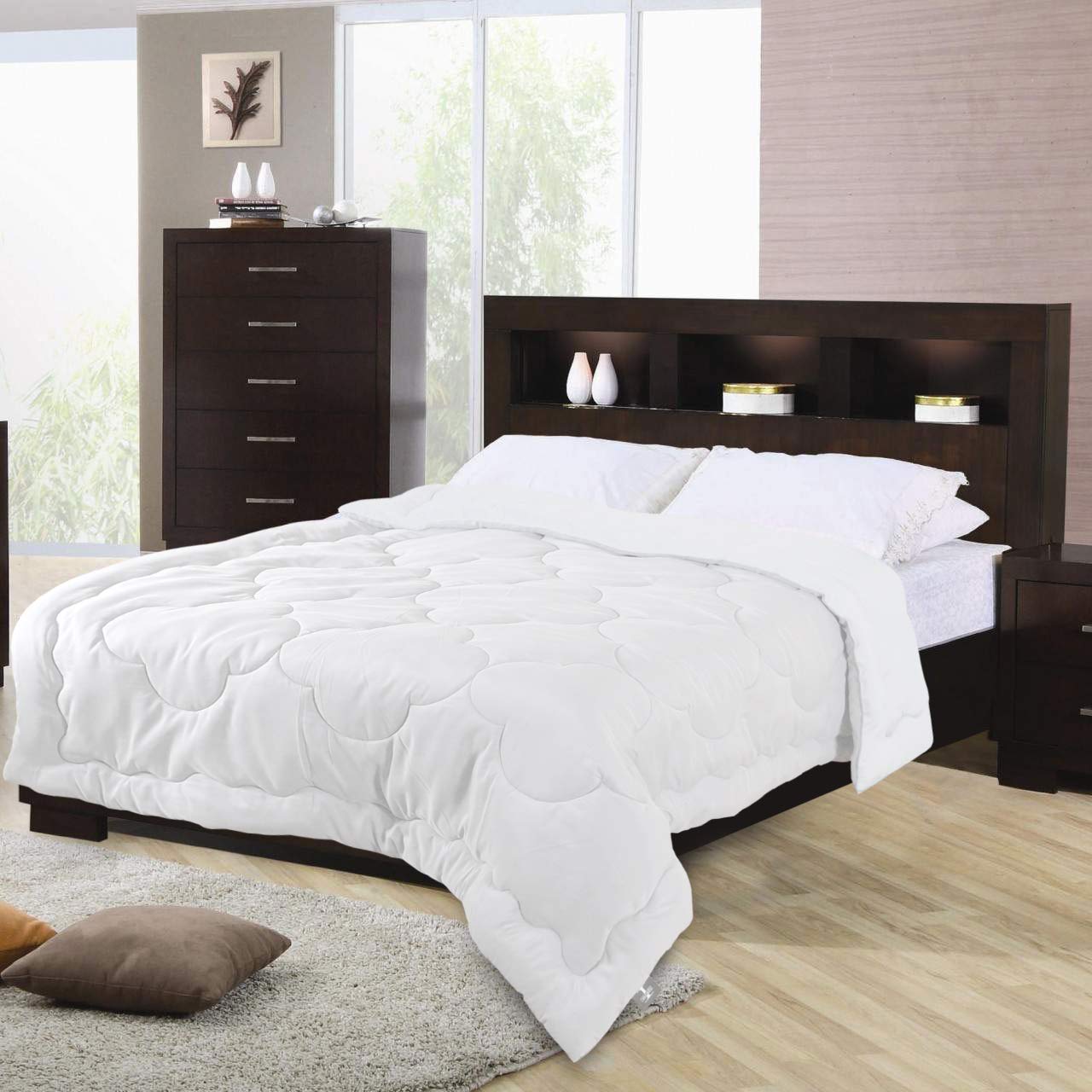 I Wish Microfibre Reversible 250 GSM AC Comforter/Blanket/Quilt/Lightweight Duvet (White, Queen)-picture-10