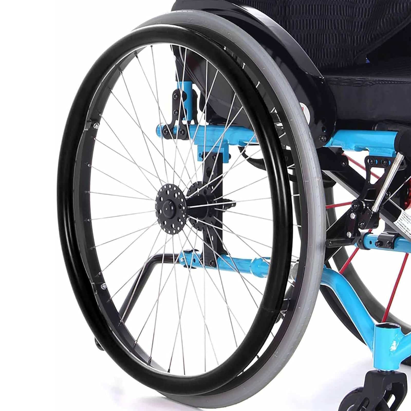 1,20in,20/22/24Inch Wheelchair Push Rim Covers 1 Pair Silicone Wheelchair Hand Push Cover Non-Slip Hand Push Cover Improve Grip and Traction, Easy to