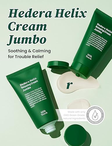 Miniatura 2 de MILKTOUCH Hedera Helix Crema relajante Jumbo  Crema hidratante facial para aliviar el enrojecimiento, crema hidratante y calmante para pieles