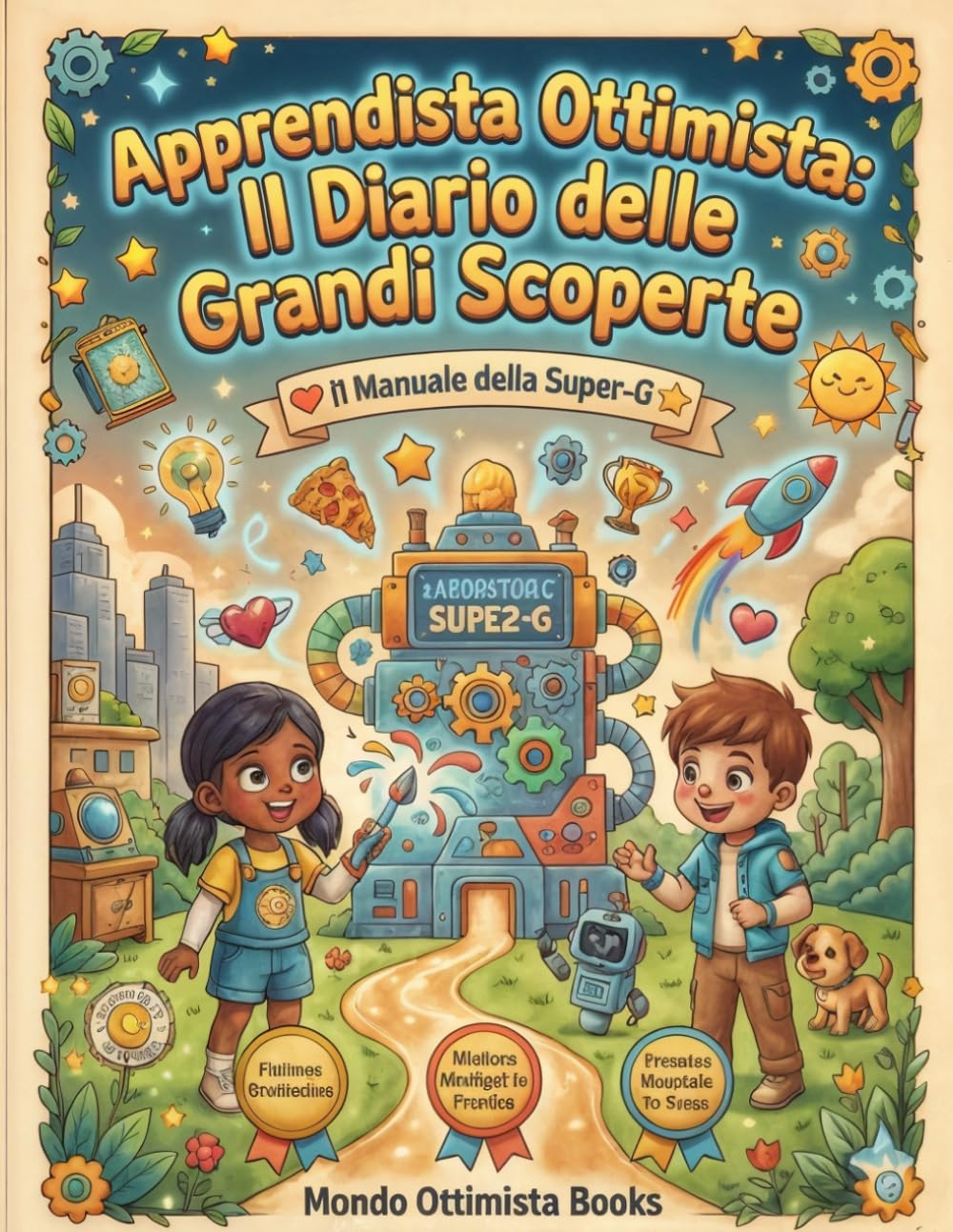 Apprendista Ottimista: Il Diario delle Grandi Scoperte: Esercizi creativi e giochi per bambini per sviluppare gratitudine, intelligenza emotiva e ... personale divertente per piccoli esploratori.