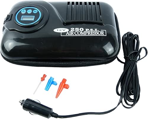 Hyfive Travel Portable Digital DC Electric Air Compressor 250PSI Car