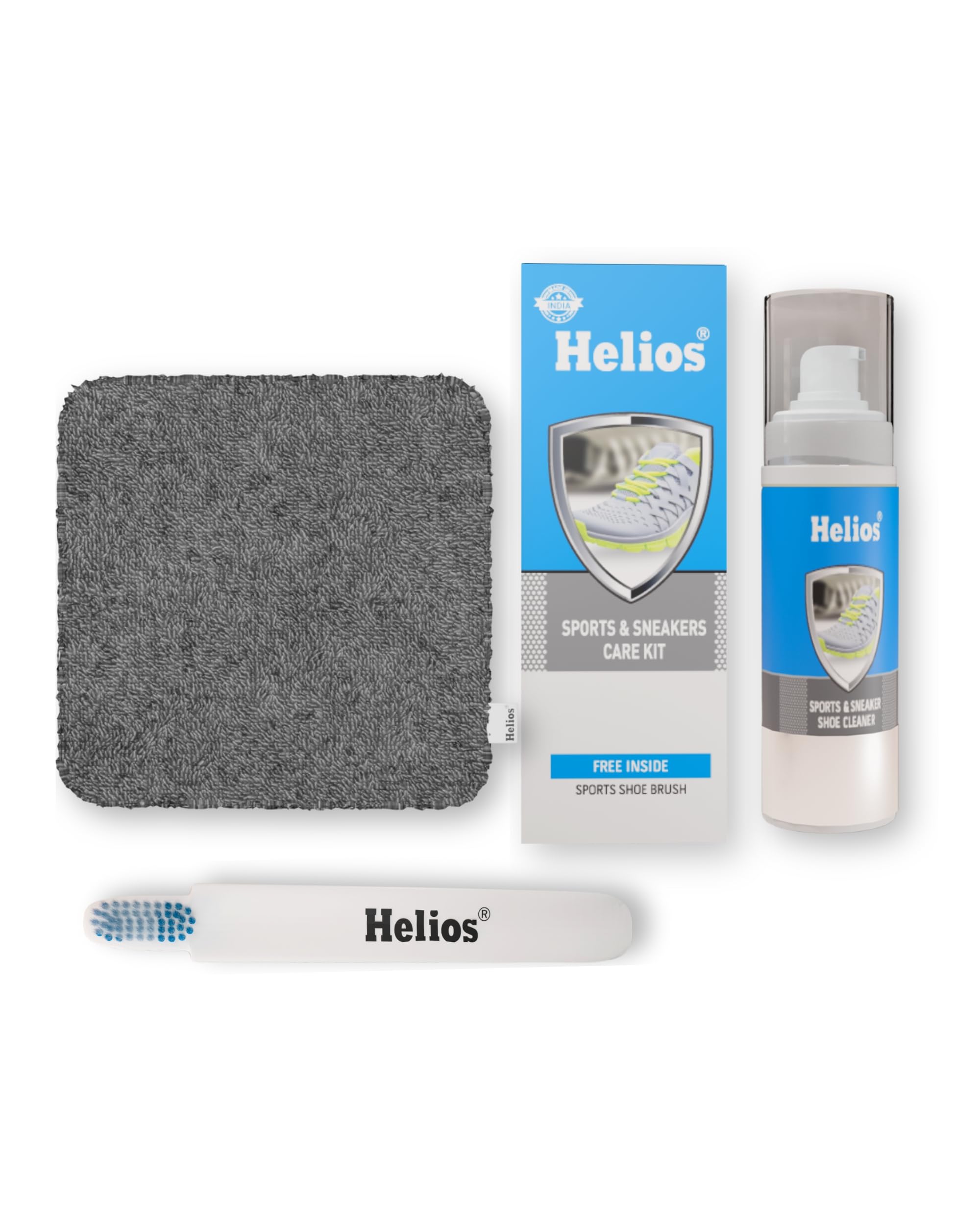 Helios Sports & Sneaker Care Kit 150 ml With Microfiber Cloth For shoe Cleaning (B0CNZ7HP5T) Amazon Price History, Amazon Price Tracker